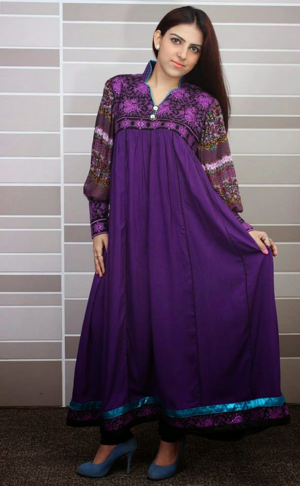 Exclusive Kurta Designs For Girls From Spring Summer Collection 2014 | 7pm Dress - Dress Fashion