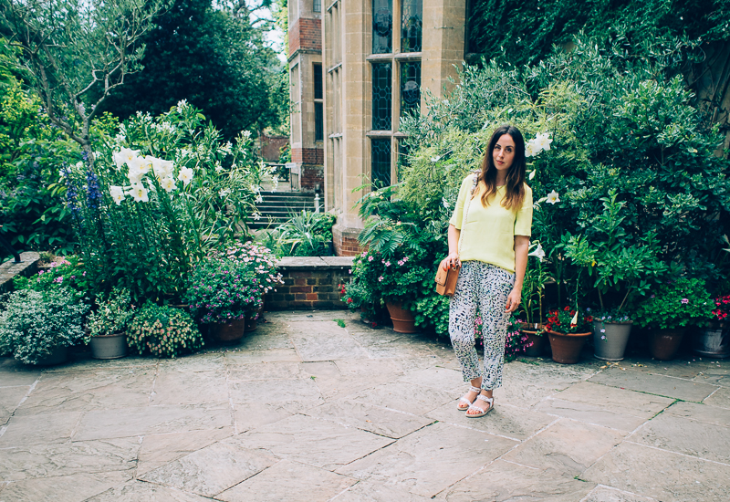 printed trousers mademoiselle robot