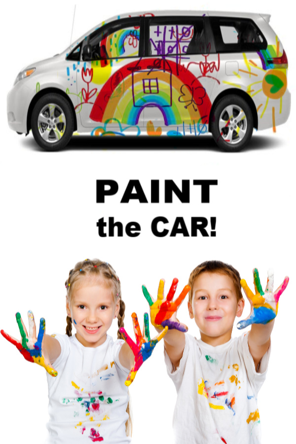 Let kids paint the car! Talk about a fun canvas, and then they get to wash it all off! #growingajeweledrose #paintingideas #paintthecar #carpaintingforkids #sidewalkchalkideas #sidewalkchalkpaint #summeractivitiesforkids #bigart #sidewalkchalk #summerbucketlist #artactivitiesforkids Let kids paint the car! Talk about a fun canvas, and then they get to wash it all off! #growingajeweledrose #paintingideas #paintthecar #carpaintingforkids #sidewalkchalkideas #sidewalkchalkpaint #summeractivitiesforkids #bigart #sidewalkchalk #summerbucketlist #artactivitiesforkids