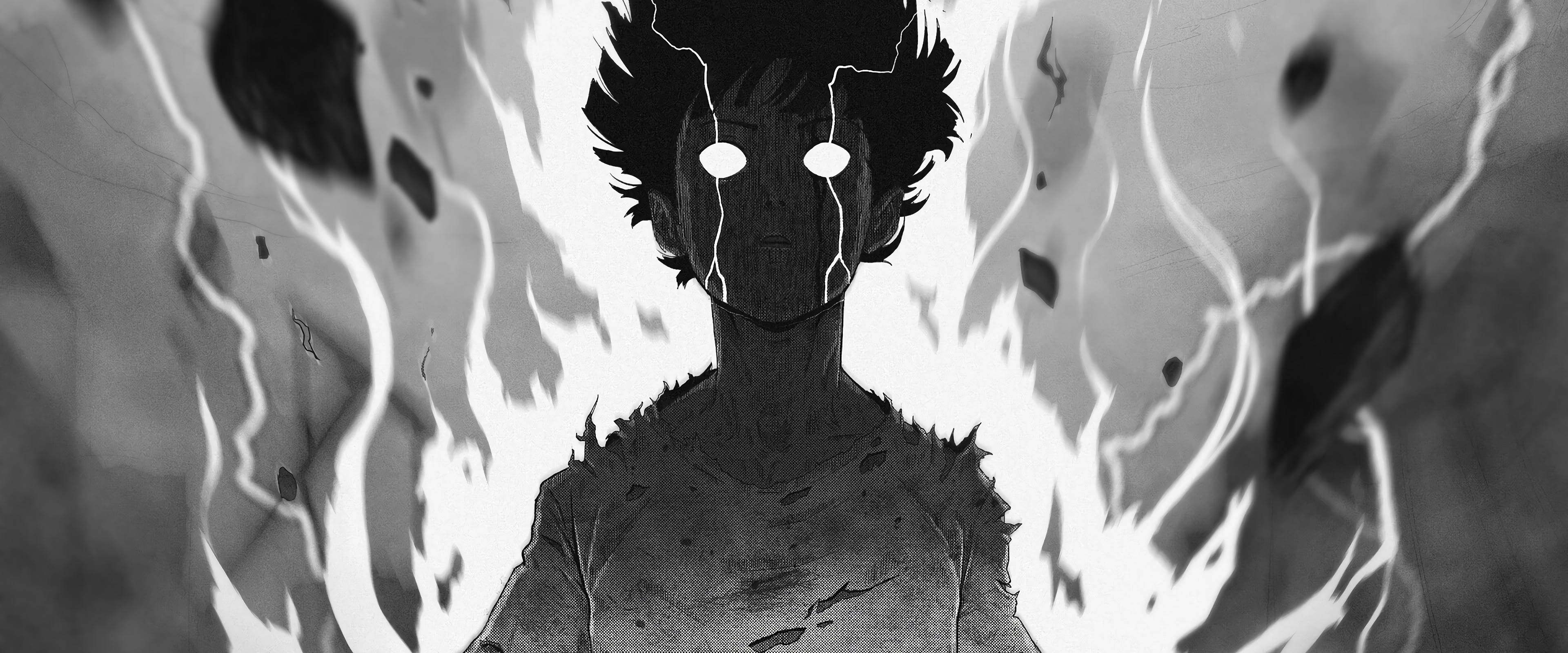 Shigeo Kageyama, Rage, Mob Psycho 100, 4K, #1 Wallpaper
