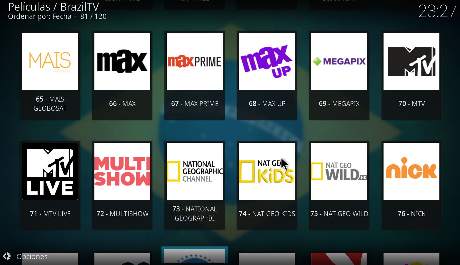 BrazilTV 1.2.4 Canales TV para Brasil PLUGINSXBMC