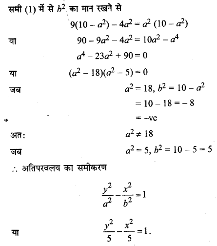 Solutions Class 11 गणित-II Chapter-11 (शंकु परिच्छेद)