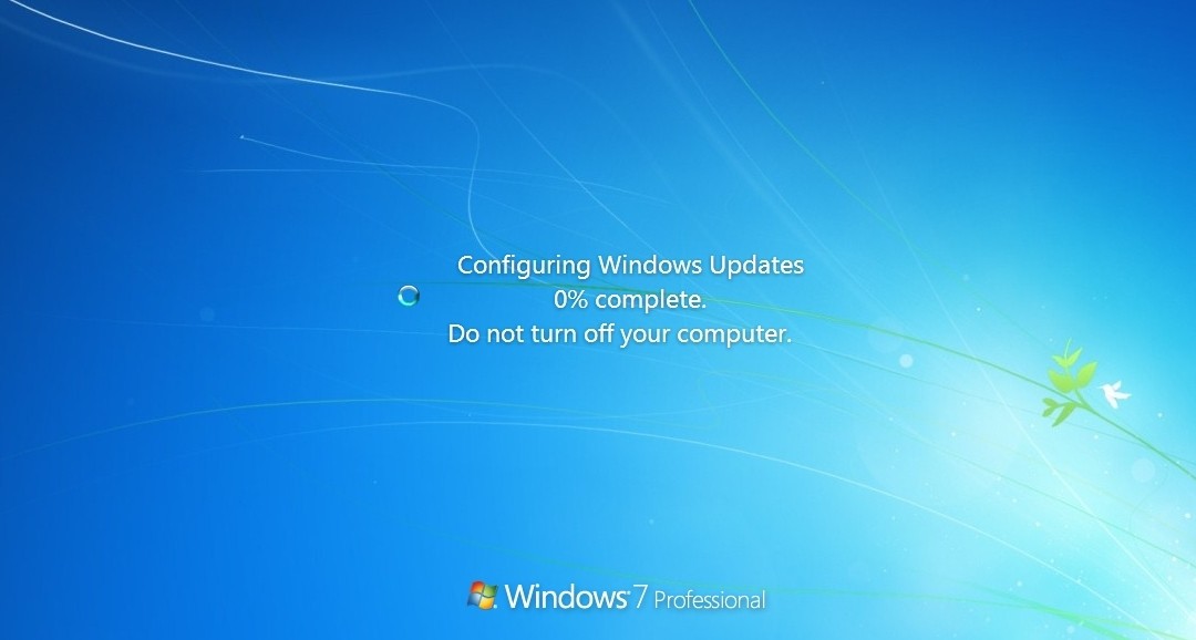 RealWorld Amateur Radio Windows 7 still updating.