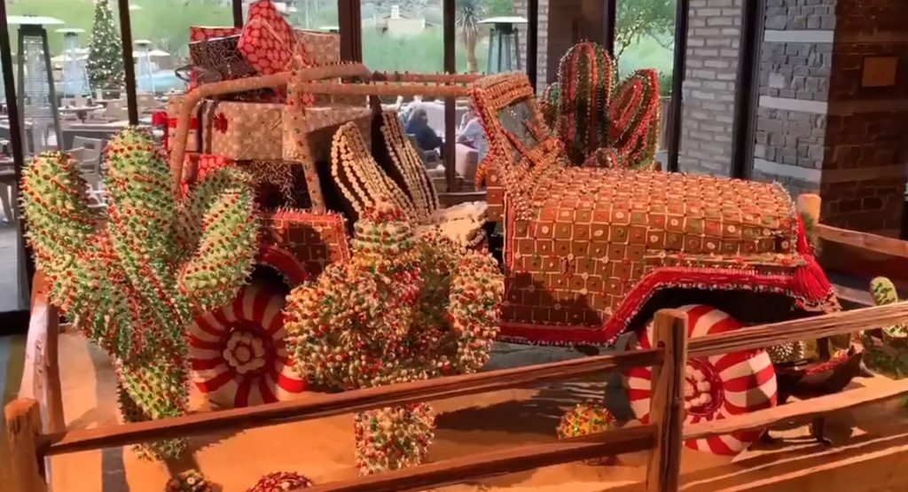 Just A Car Guy Gingerbread Jeep made by the Ritz Carlton of Tucson photo photo