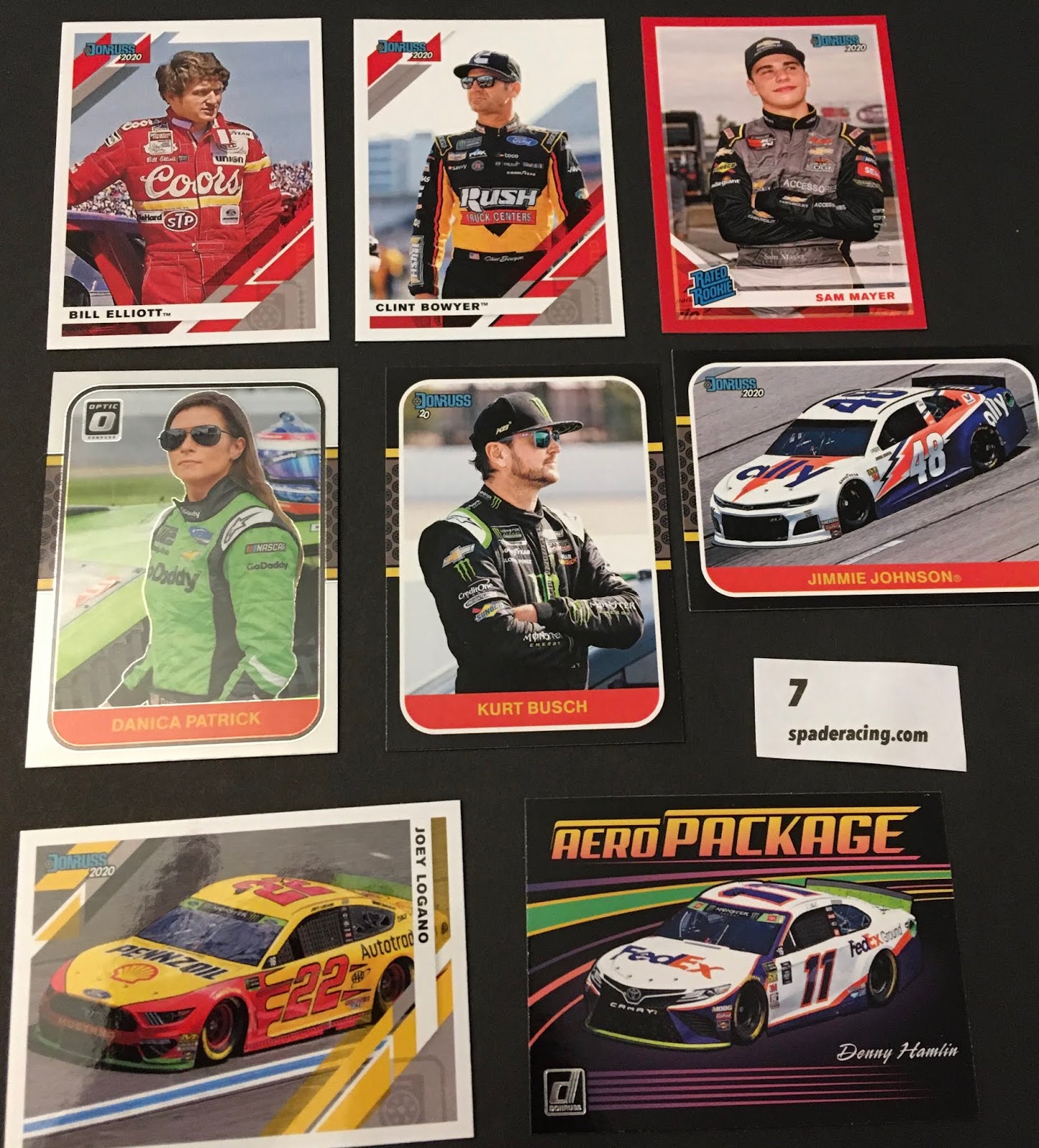 Spade Racing 2020 Donruss Panini Nascar Cards Unboxing PACK 7