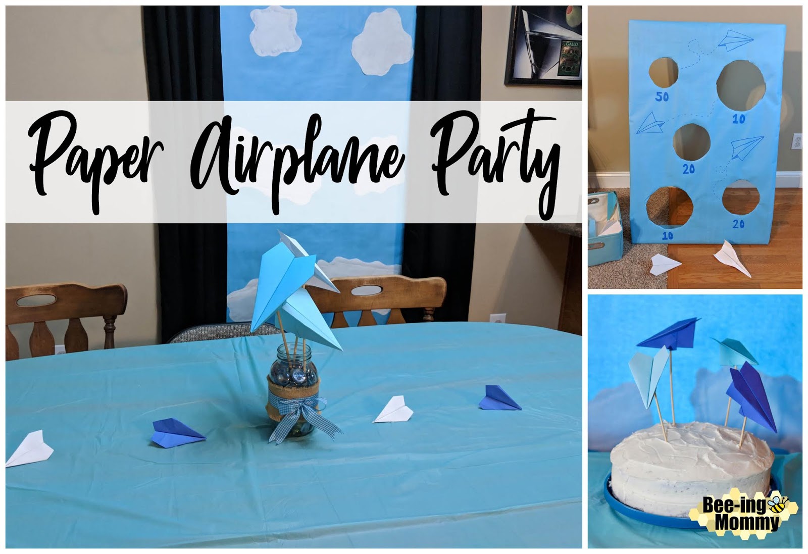 Paper Airplane Birthday Party