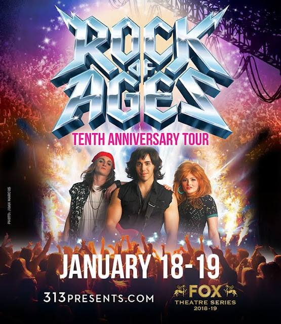 Rock of Ages at the Fox Theatre, giveaway, Fox theatre, Metro Detroit, win giveaway, 80's music