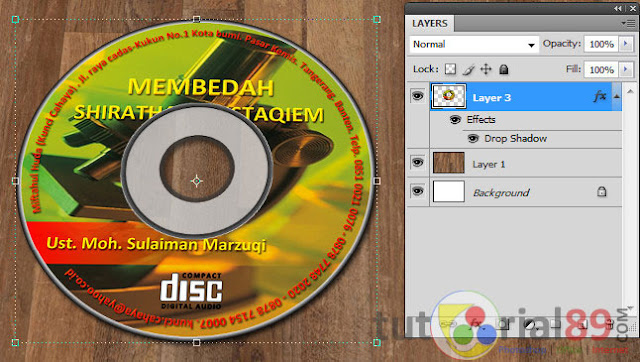 Cara membuat mockup CD dengan photoshop