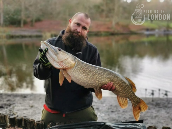 FISHING IN LONDON Great way to see out the old year and see in the new
