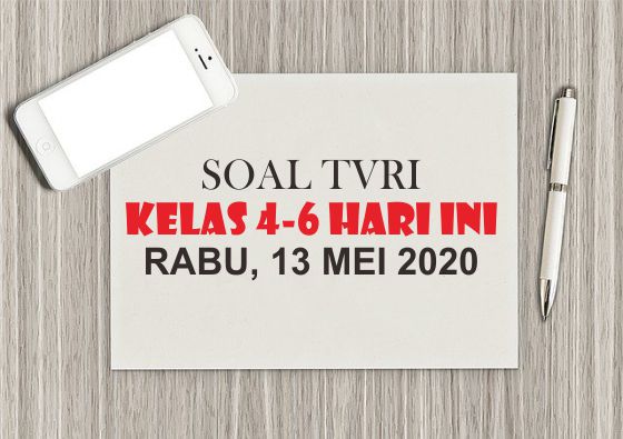 Poster TVRI Kelas 4-6 Hari Ini