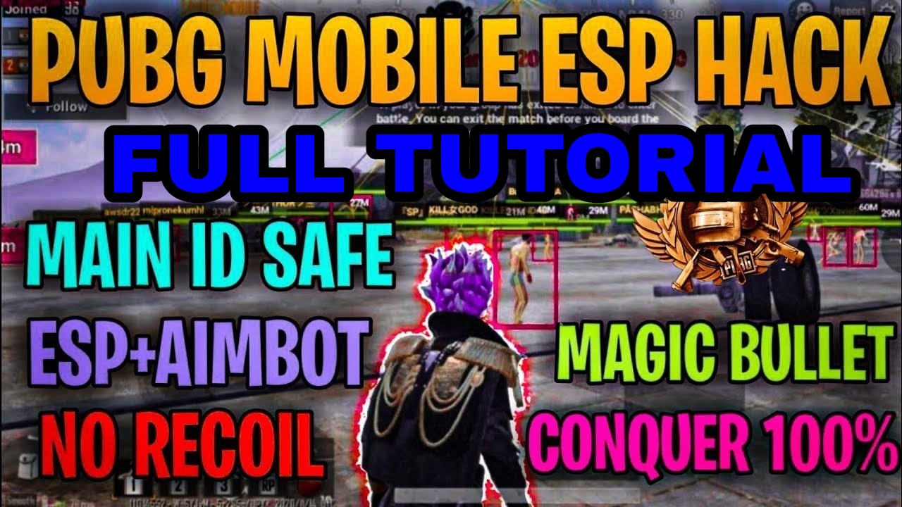TUTORIAL HOW TO USE PUBG ESP, INJECTOR, VIRTUAL BYPASS, HOST,