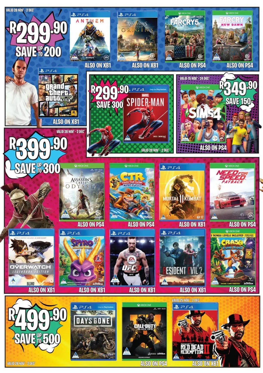 [Updated] BT Games 2019 Black Friday Sale include Console, Games, PC, PS4, Xbox One