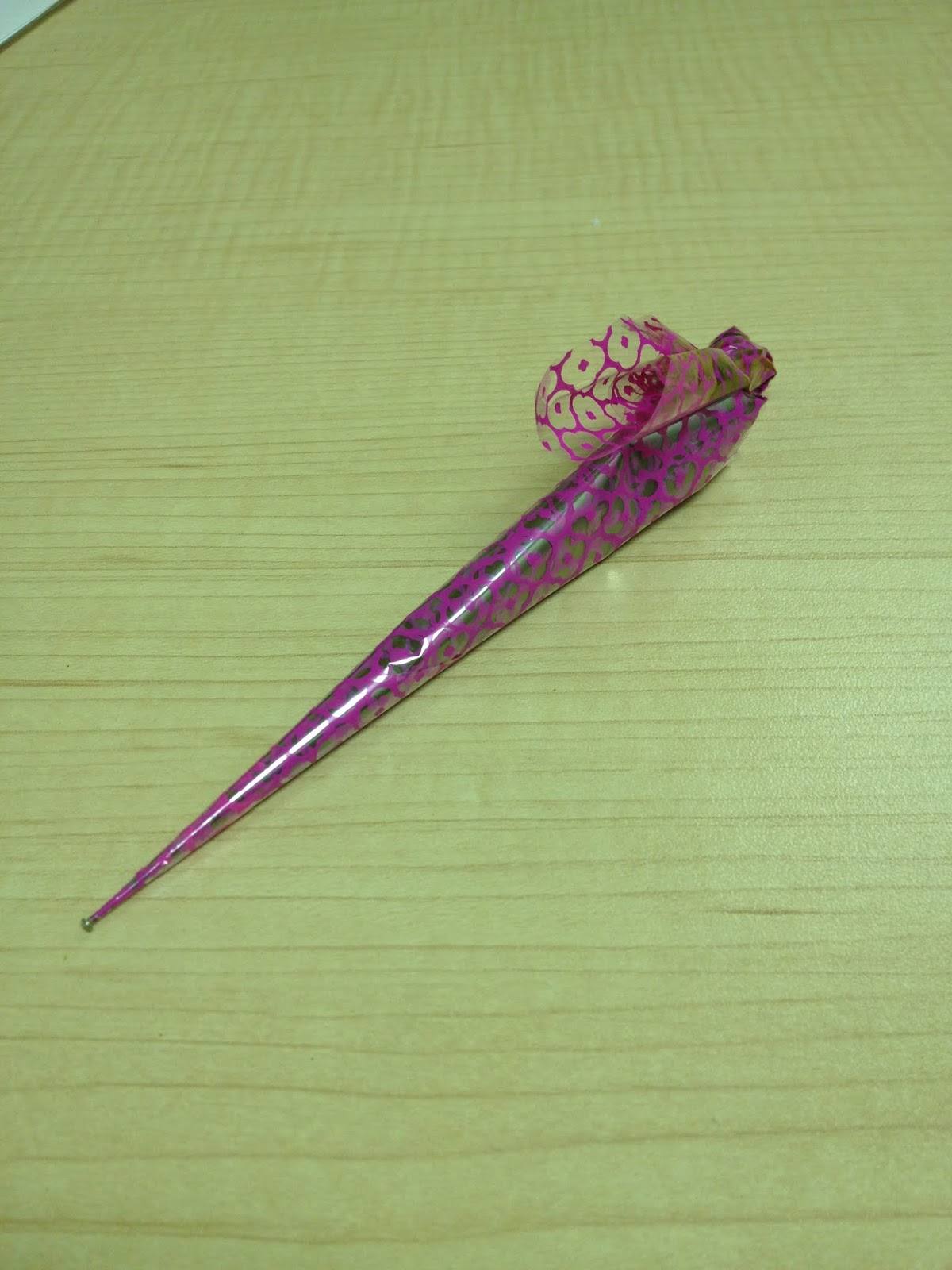 The ways to seal a henna cone