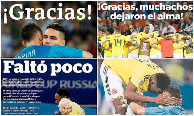 ¡Adiós con orgullo! Así registró la prensa nacional eliminación de Colombia de la Copa del Mundo 