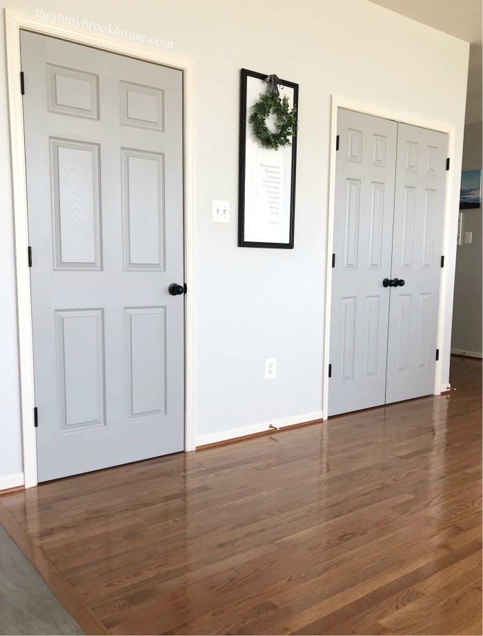 Pantry & Laundry room doors finished