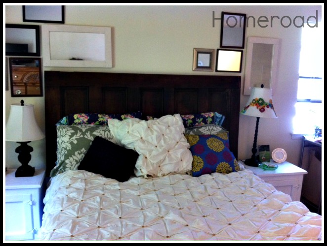 Use an Old Door to Make a Headboard