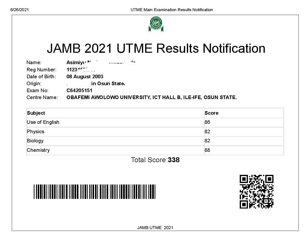 Check JAMB Result 2022/2023 in 4 Steps Online (Free) www.jamb.gov.ng