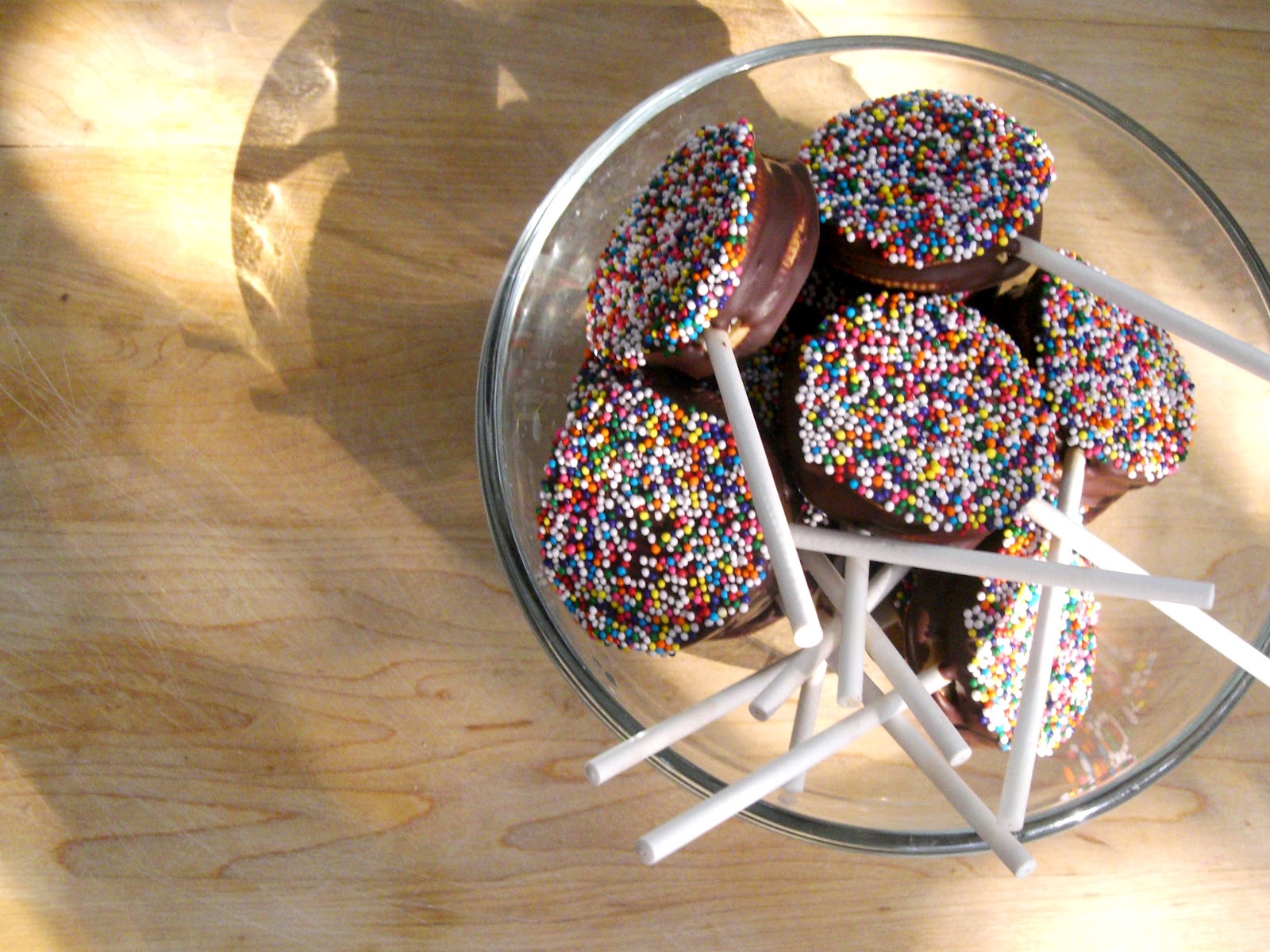 veggies on my plate Chocolate Covered Oreo Pops