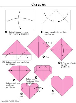 heart1 - Como Fazer um Origami de Coração