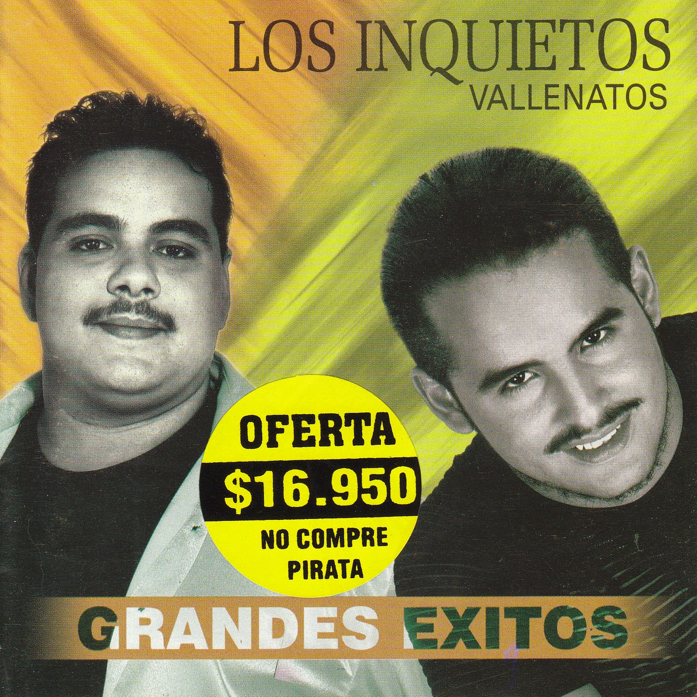 LOS INQUIETOS Grandes Exitos [2001] Caratulas Vallenatas