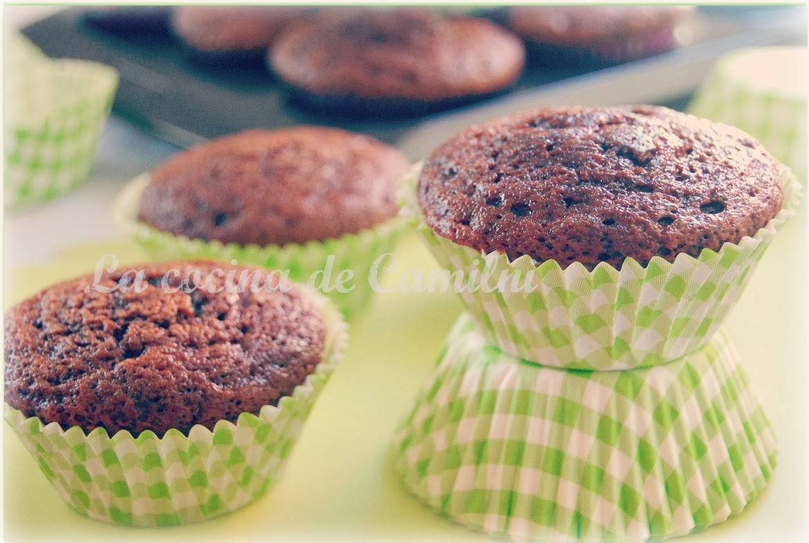 Muffins de cacao soluble (La cocina de Camilni)