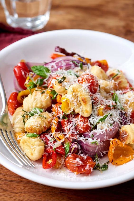 Crispy Sheet Pan Gnocchi and Veggies Healthy Food Ideas