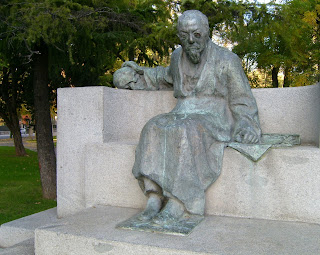 The monument to Lombroso in his home town of Verona