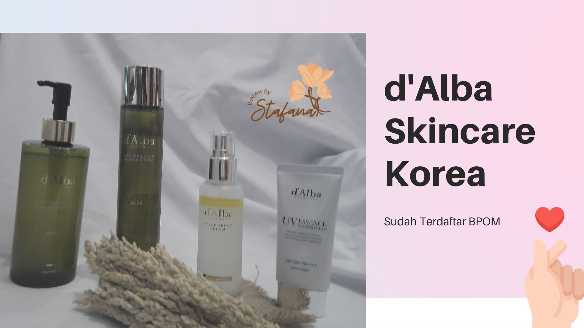 d'Alba Skincare Korea Sudah BPOM Stafana Charis