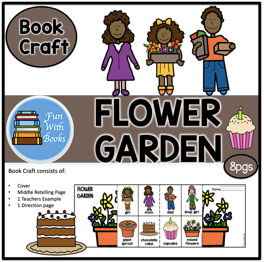 FLOWER GARDEN BOOK CRAFT Book Units by Lynn