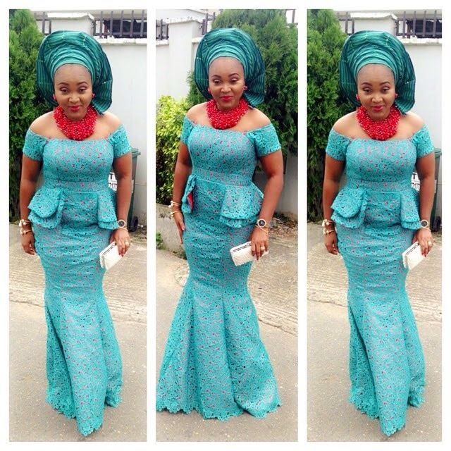 dry lace aso ebi styles