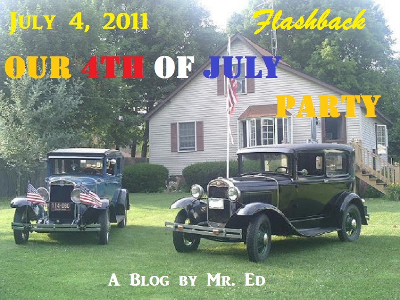 Our 4th of July Party. Good Food ~ Old Cars