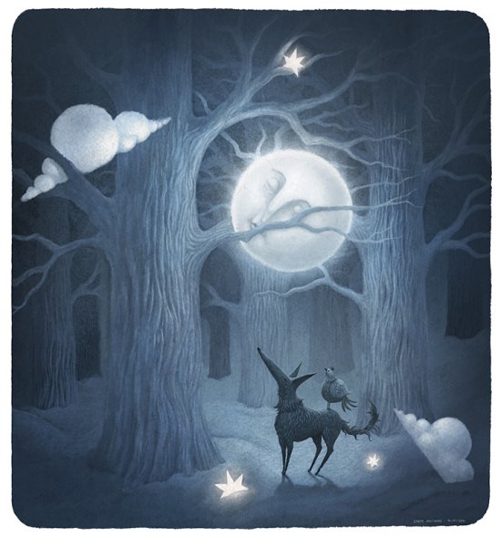 Franck Dion arte ilustrações fantasia surreal sonhos contos de fada