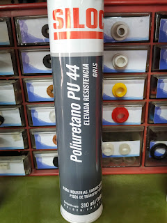 Sellador Poliuretano Siloc PU 44 para sellar uniones de chapas, perfiles, marcos,sanitarios,cañerias y mucho mas... PUNTO SANITARIO