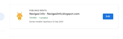 Blogspot terdaftar google news