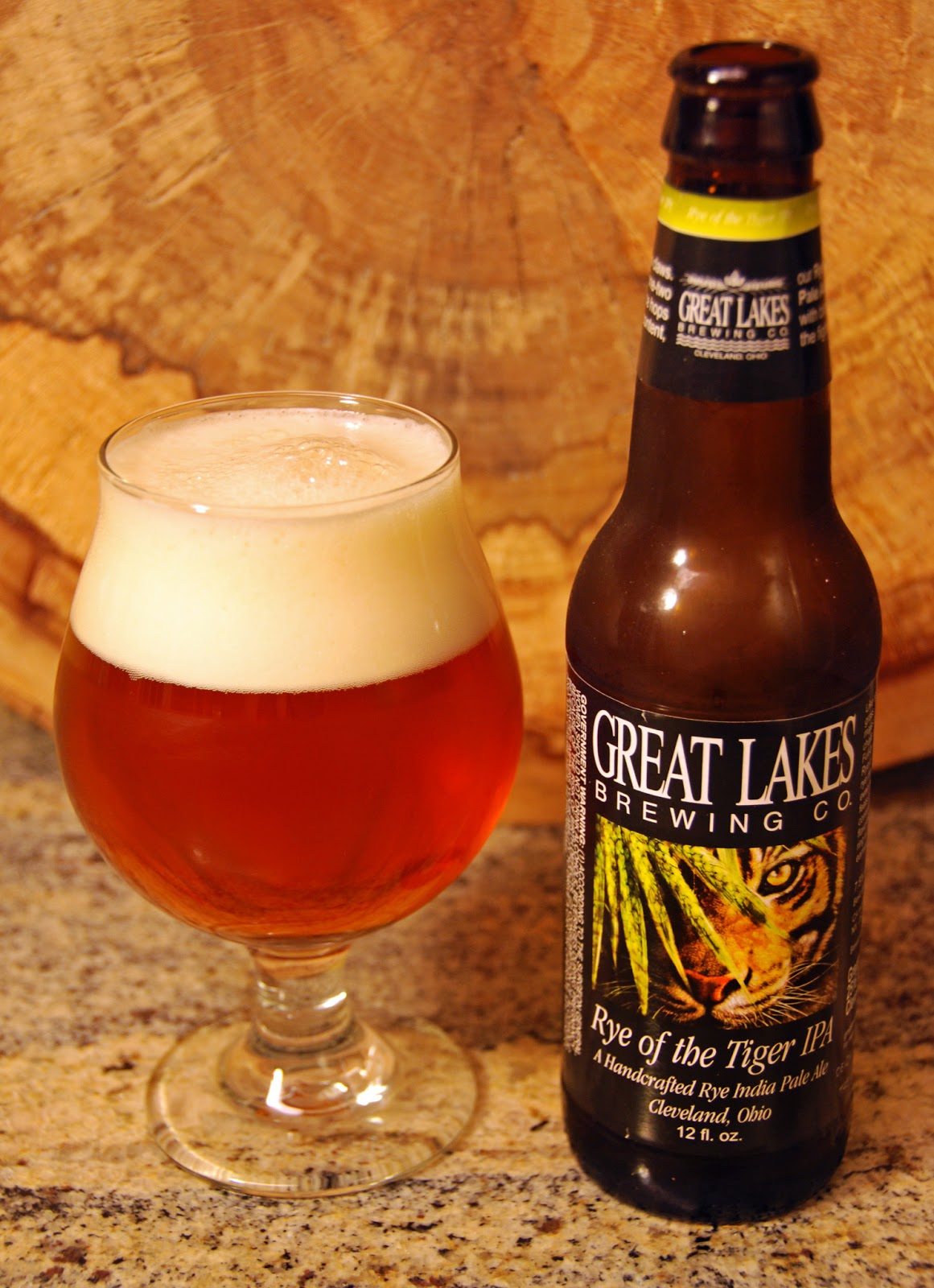 the Beer Obsessor Beer Review Great Lakes Rye of the Tiger