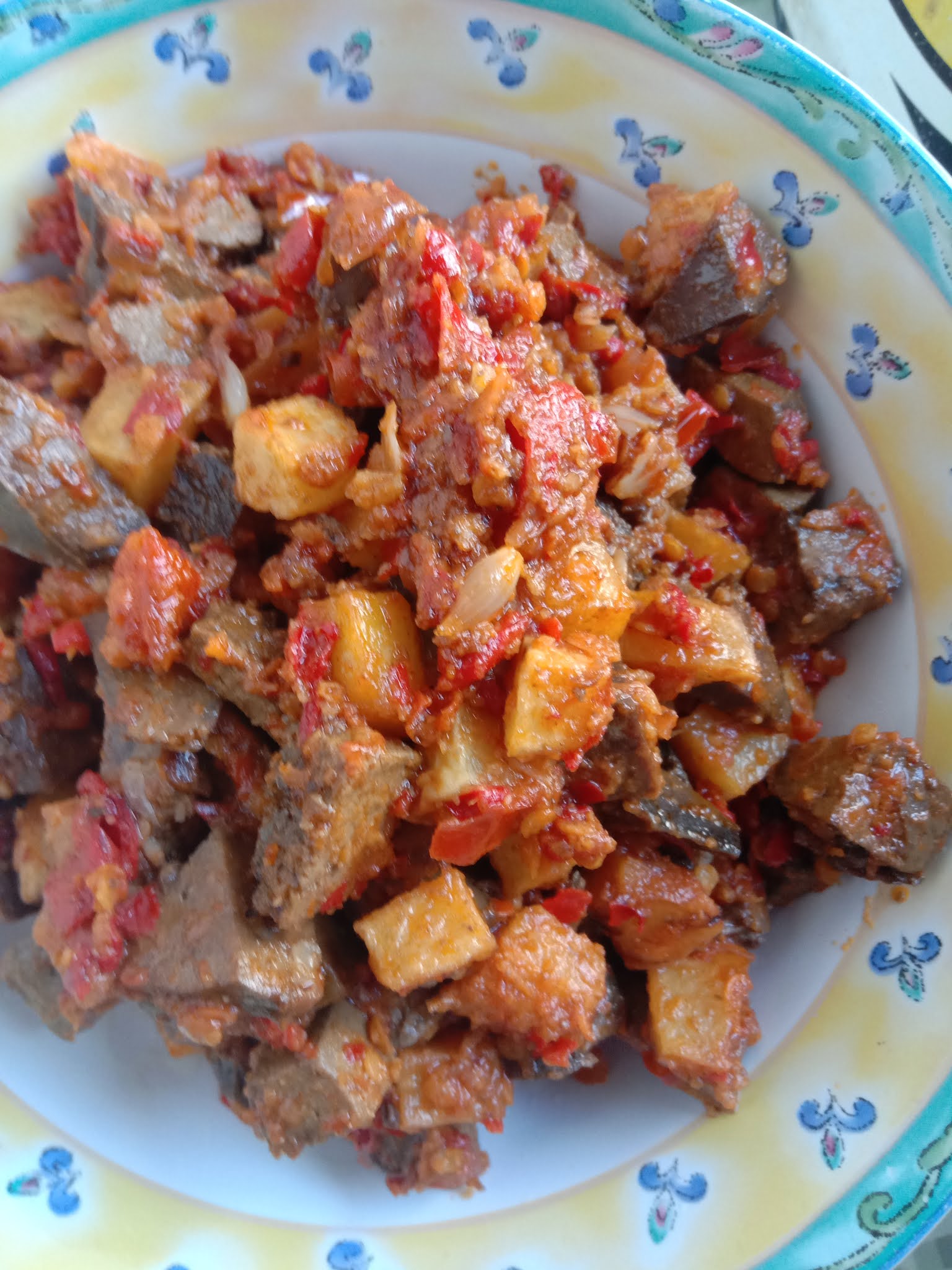 berbagi resep dan belajar masak SAMBAL GORENG HATI TANPA