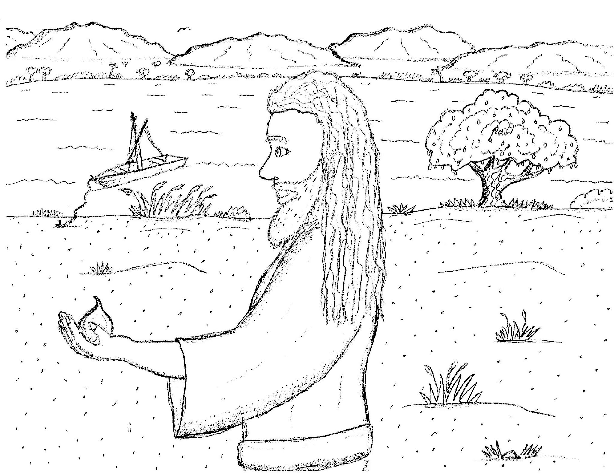 Robin's Great Coloring Pages: Jesus and the Parable of the Fig Tree ...