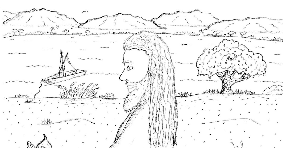 Robin's Great Coloring Pages: Jesus and the Parable of the Fig Tree