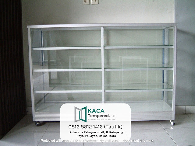 Jual Kaca Tempered Etalase Lumajang Murah