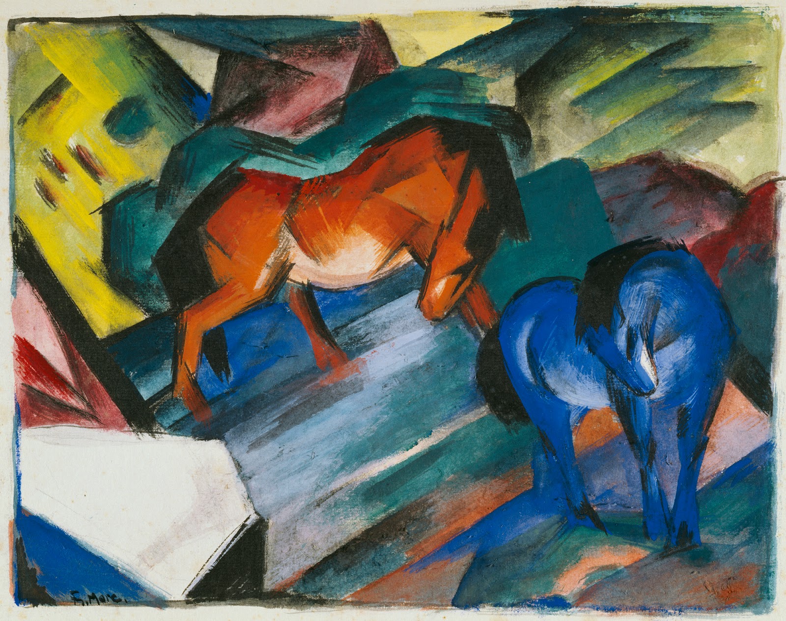 Econ Analysis Tools Collection of Franz Marc paintings