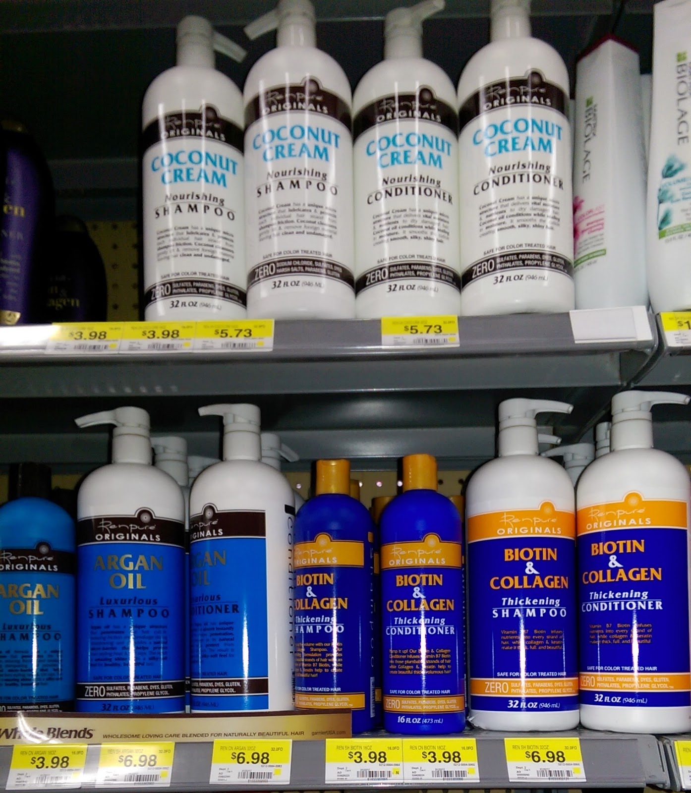 Dollar . Tree . Makeup . Hauls review RENPURE shampoos & conditioners