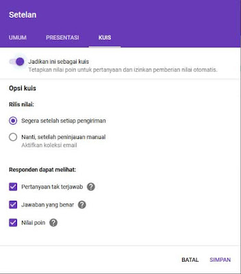 Cara Membuat Soal Ujian dan Jawaban (Kuis) Online dengan Google Formulir 