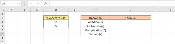 Calcular o insertar fórmula en MS Excel