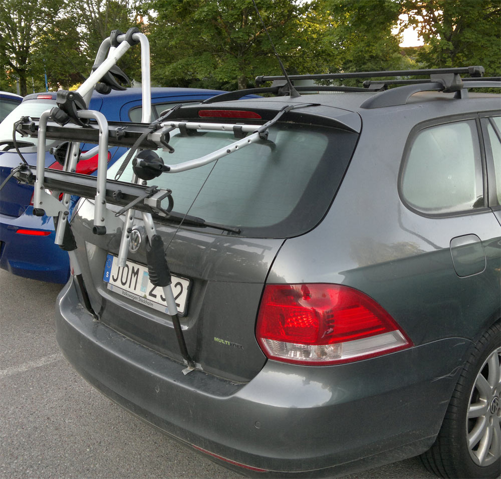 Simplicity On the Road Living a free life Bike carrier on a