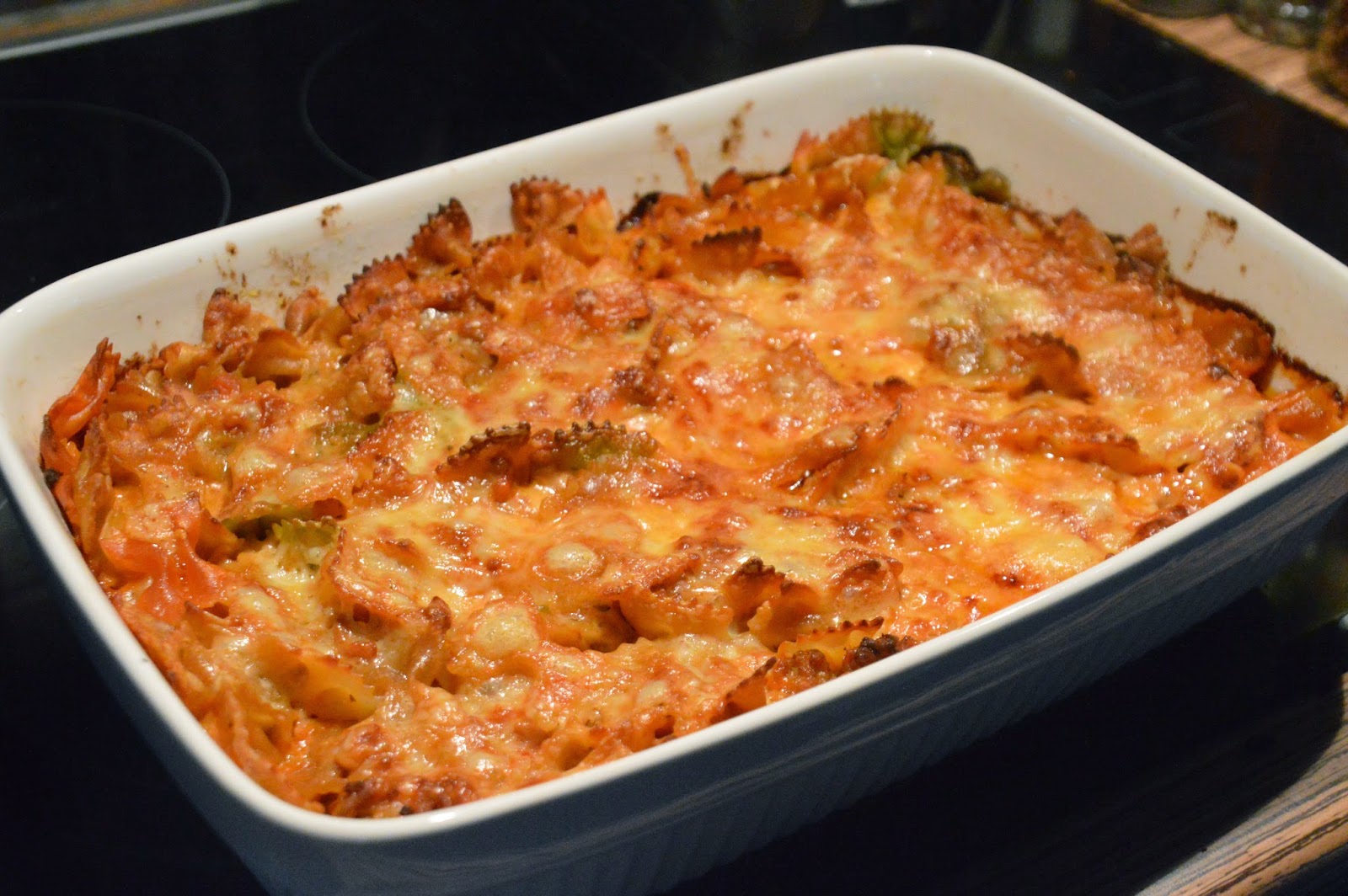 Elämää Koivurannassa Juustoinen jauhelihapastavuoka