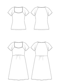 Three Tops and a Dress  The Itch to Stitch Glenelly Top and Dress Pattern