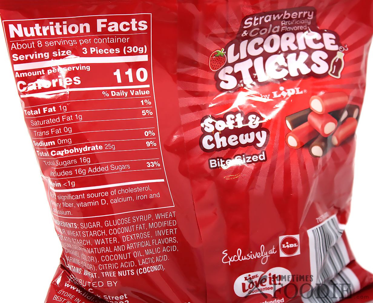 Sometimes Foodie Strawberry & Cola Licorice Sticks Lidl