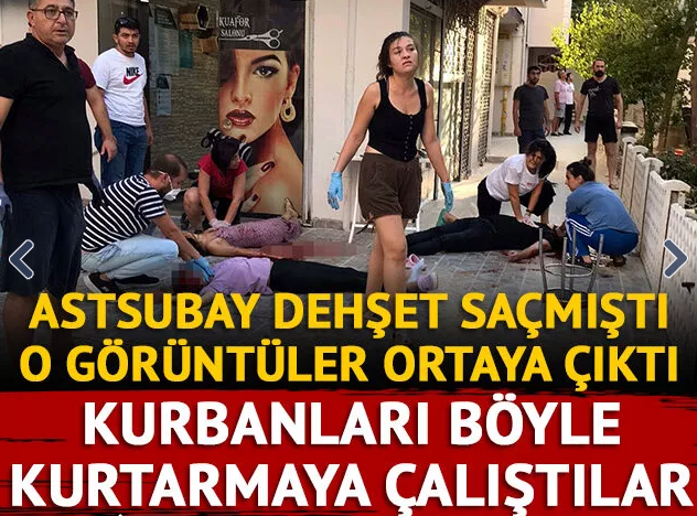 Dehşet anlarının görüntüleri ortaya çıktı