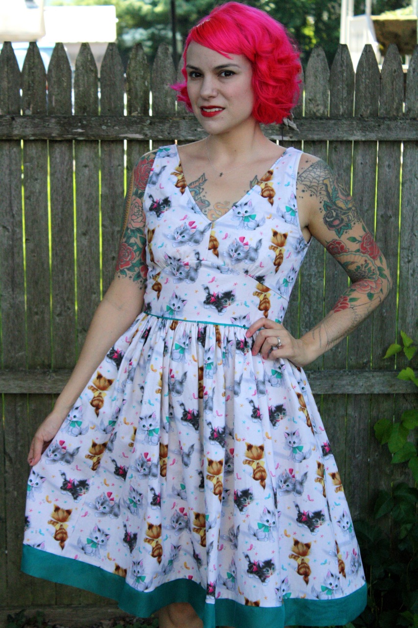 Gertie's New Blog for Better Sewing: Kitty Cat Dress