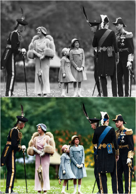 What Did Elizabeth II  and George VI  Look Like  on 7/15/1937 